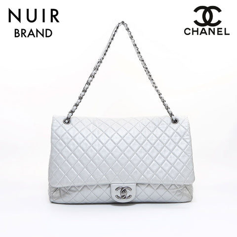 Chanel Shoulder Bag Silver WS7257