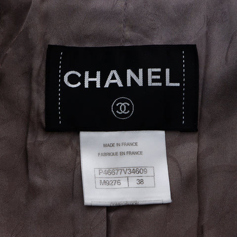 Chanel CHANEL Tweed Coco Button Zip-Up Size 38 Coat Multicolor WS7277