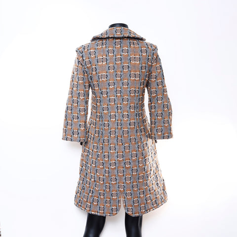 Chanel CHANEL Tweed Coco Button Zip-Up Size 38 Coat Multicolor WS7277