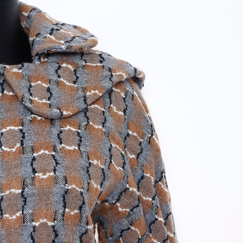 Chanel CHANEL Tweed Coco Button Zip-Up Size 38 Coat Multicolor WS7277