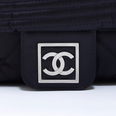 シャネル CHANEL スポーツライン ナイロン ショルダーバッグ ブラック WS7297