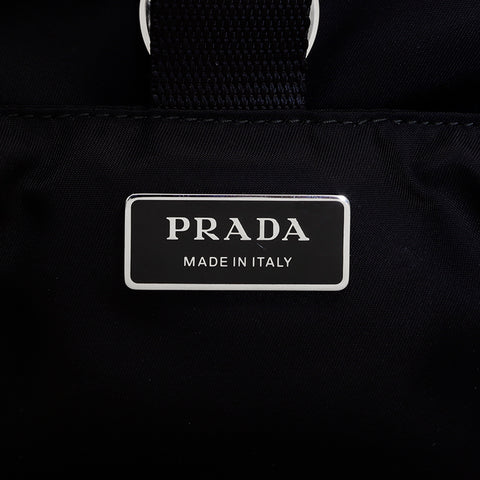 プラダ PRADA ロゴ ペットバッグ ボストンバッグ ブラック WS7299