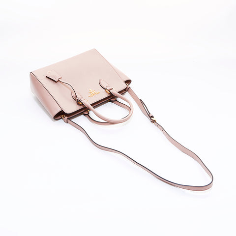 PRADA Logo saffiano 2way Sac à bandoulière beige WS7300