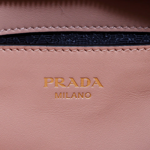 PRADA Logo saffiano 2way Sac à bandoulière beige WS7300