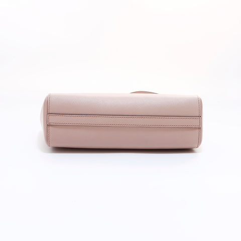 PRADA Logo saffiano 2way Sac à bandoulière beige WS7300