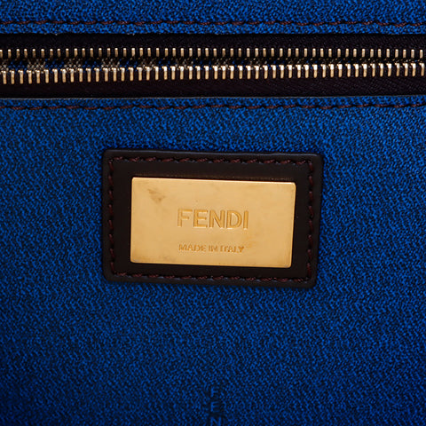 フェンディ FENDI ズッカ柄 PVC トートバッグ ブラウン WS7305