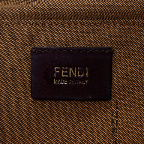 フェンディ FENDI ズッカ柄 ハンドバッグ ブラウン WS7306