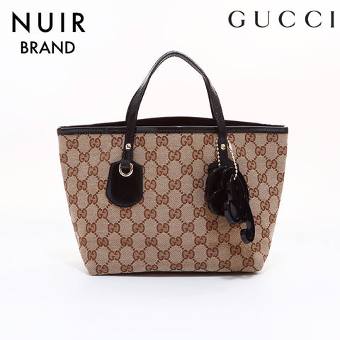 Gucci GG Canvas Handbag Brown WS7310
