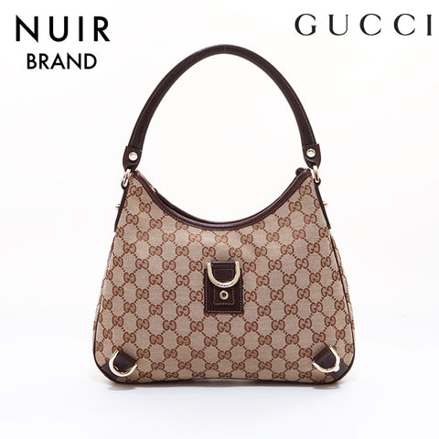 Gucci GG Canvas Handbag Brown WS7311