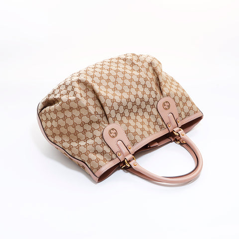 グッチ GUCCI GGキャンバス ハンドバッグ ブラウン WS7315