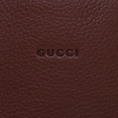 グッチ GUCCI リバーシブル レザー GGキャンバス ショルダーバッグ ブラウン WS7317