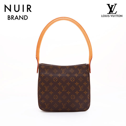 Louis Vuitton LOUIS VUITTON SD1012 Looping MM Monogram Shoulder Bag Brown WS7323