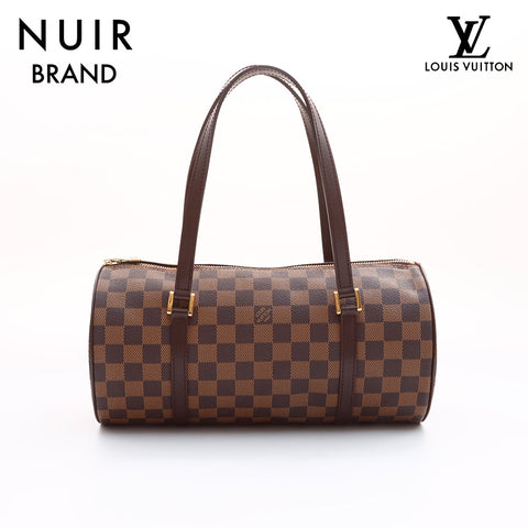 Louis Vuitton LOUIS VUITTON MB1014 Papillon Damier Shoulder Bag Brown WS7324