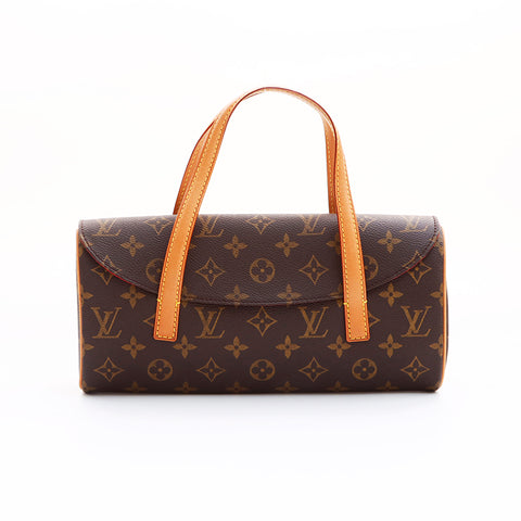 ルイ・ヴィトン LOUIS VUITTON VI1002 モノグラム ソナチネ ハンドバッグ ブラウン WS7325