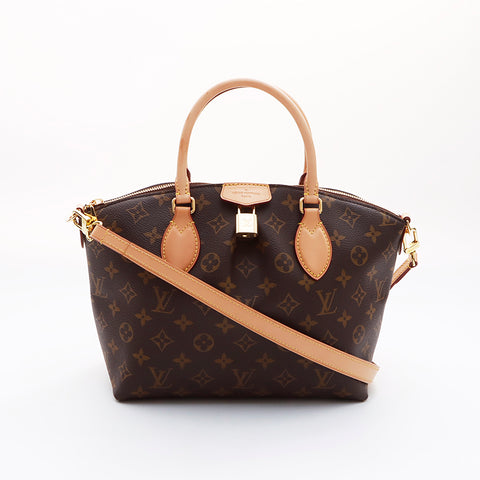 ルイ・ヴィトン LOUIS VUITTON モノグラム ボエシ ハンドバッグ ブラウン WS7327