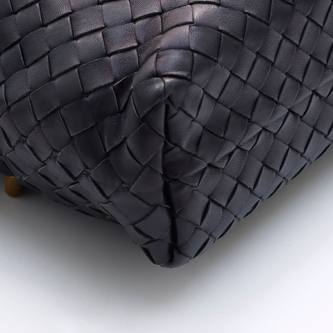 ボッテガヴェネタ BOTTEGAVENETA イントレチャート ハンドバッグ ブラック WS7338