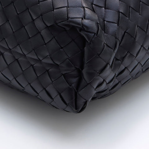 ボッテガヴェネタ BOTTEGAVENETA イントレチャート ハンドバッグ ブラック WS7338