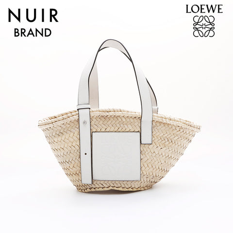 LOEWE Basket Bag Mini Handbag Beige WS7340