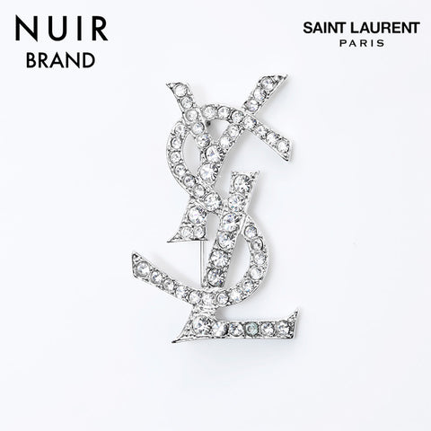 イヴ・サンローラン YVES SAINT LAURENT YSL ロゴ ラインストーン イヴ・サンローラン YVES SAINT LAURENT YSL ロゴ ラインストーン