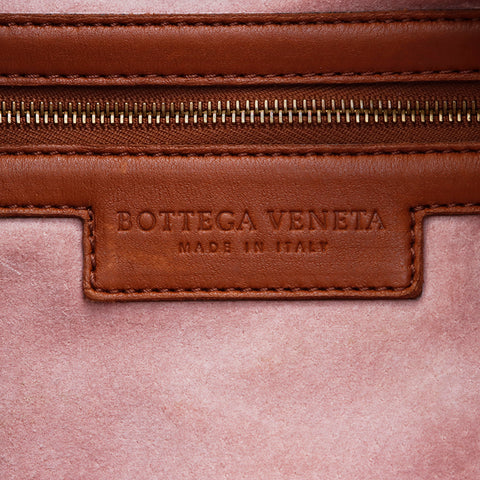 ボッテガヴェネタ BOTTEGAVENETA イントレチャート ショルダーバッグ ブラウン WS7355