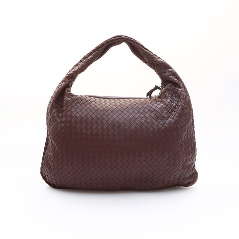 ボッテガヴェネタ BOTTEGAVENETA イントレチャート ショルダーバッグ ブラウン WS7356