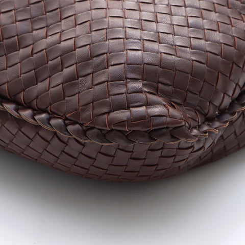 ボッテガヴェネタ BOTTEGAVENETA イントレチャート ショルダーバッグ ブラウン WS7356