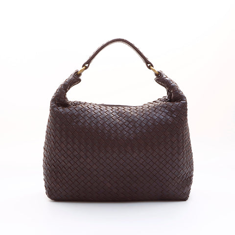 ボッテガヴェネタ BOTTEGAVENETA イントレチャート ショルダーバッグ ブラウン WS7357