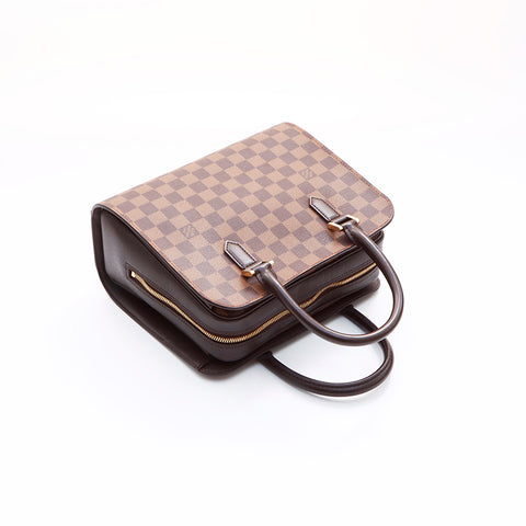 ルイ・ヴィトン LOUIS VUITTON ダミエ トリアナ VI1918 ハンドバッグ ブラウン WS7360