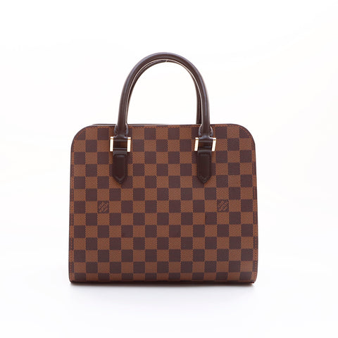 ルイ・ヴィトン LOUIS VUITTON ダミエ トリアナ VI1918 ハンドバッグ ブラウン WS7360