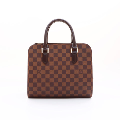 ルイ・ヴィトン LOUIS VUITTON ダミエ トリアナ VI1918 ハンドバッグ ブラウン WS7360