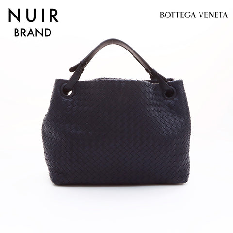 Bottegavenetta Intrecciato with mirror Garda bag shoulder bag black WS7361