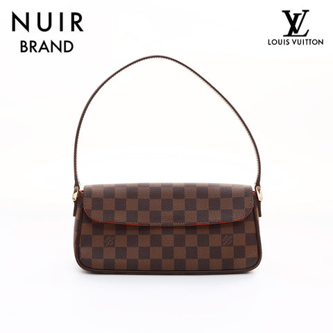 ルイ・ヴィトン LOUIS VUITTON ダミエ レコレータ FL0025 ハンドバッグ ブラウン WS7366