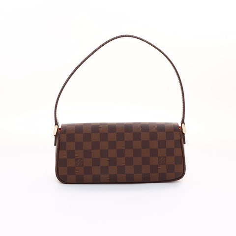 ルイ・ヴィトン LOUIS VUITTON ダミエ レコレータ FL0025 ハンドバッグ ブラウン WS7366