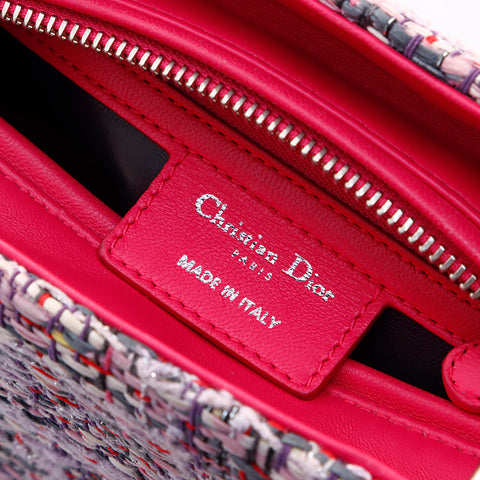 クリスチャンディオール Christian Dior レディディオール ツイード ハンドバッグ マルチカラー WS7370