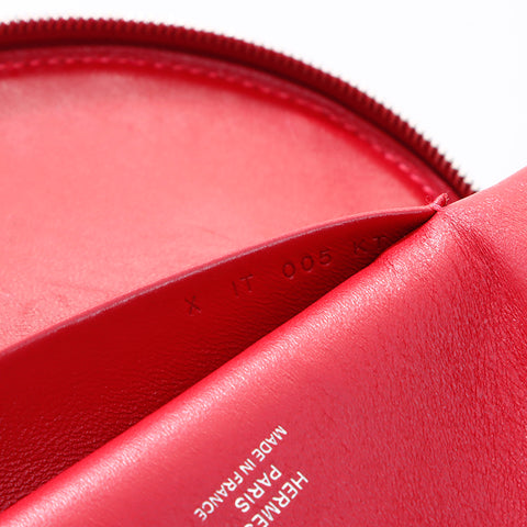Hermes Tadelacto Apple Motif Handbag Red WS7371