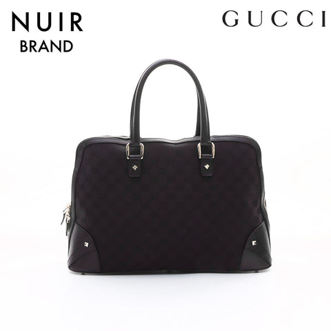 グッチ GUCCI GGキャンバス ハンドバッグ ブラック WS7373