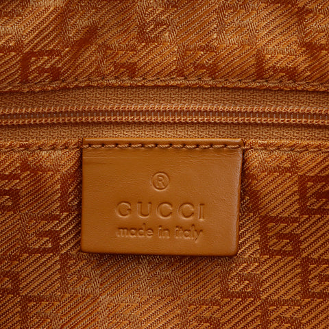 グッチ GUCCI ジャッキー　スエード ショルダーバッグ オレンジ WS7374