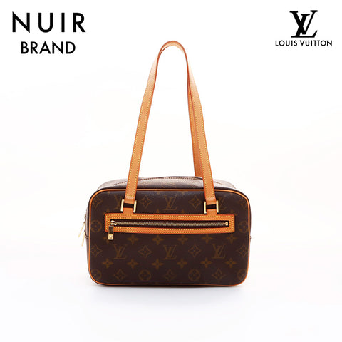Louis Vuitton LOUIS VUITTON Monogram Cite Handbag Brown WS7385