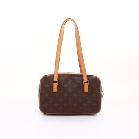 ルイ・ヴィトン LOUIS VUITTON モノグラム　シテ ハンドバッグ ブラウン WS7385