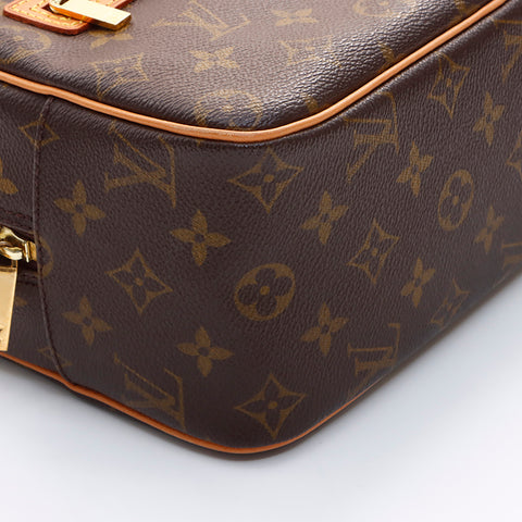 ルイ・ヴィトン LOUIS VUITTON モノグラム　シテ ハンドバッグ ブラウン WS7385