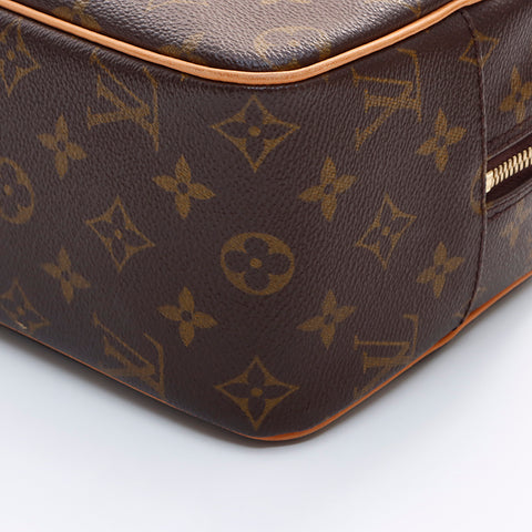 ルイ・ヴィトン LOUIS VUITTON モノグラム　シテ ハンドバッグ ブラウン WS7385