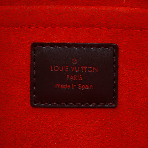 ルイ・ヴィトン LOUIS VUITTON ダミエ　サリア　ミニ ハンドバッグ ブラウン WS7386