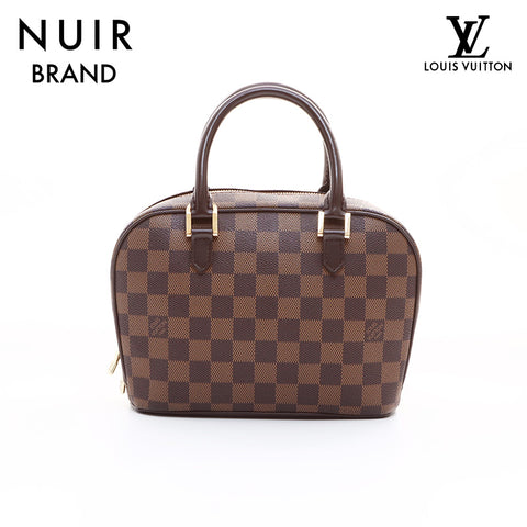 Louis Vuitton LOUIS VUITTON Damier Salia Mini Handbag Brown WS7386