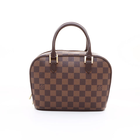 ルイ・ヴィトン LOUIS VUITTON ダミエ　サリア　ミニ ハンドバッグ ブラウン WS7386