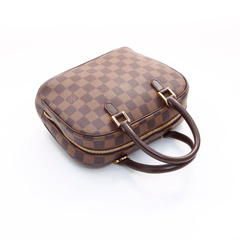 ルイ・ヴィトン LOUIS VUITTON ダミエ　サリア　ミニ ハンドバッグ ブラウン WS7386