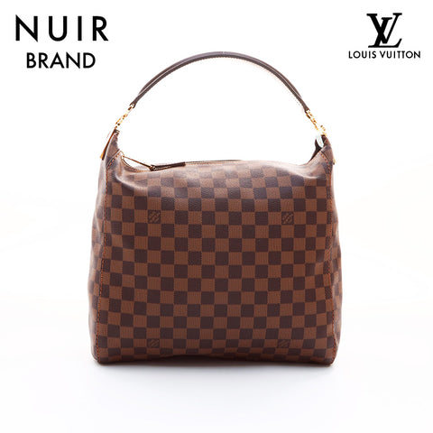 LOUIS VUITTON Damier Portobello Handbag Brown WS7389