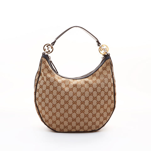 グッチ GUCCI GGキャンバス ショルダーバッグ カーキ WS7393