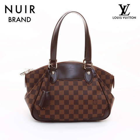 ルイ・ヴィトン LOUIS VUITTON ダミエ ヴェローナ PM ハンドバッグ ブラウン WS7397