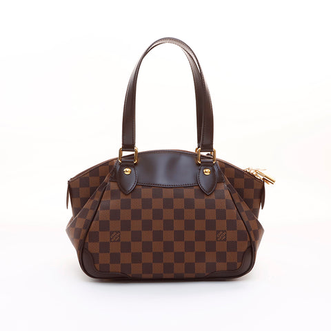 ルイ・ヴィトン LOUIS VUITTON ダミエ ヴェローナ PM ハンドバッグ ブラウン WS7397