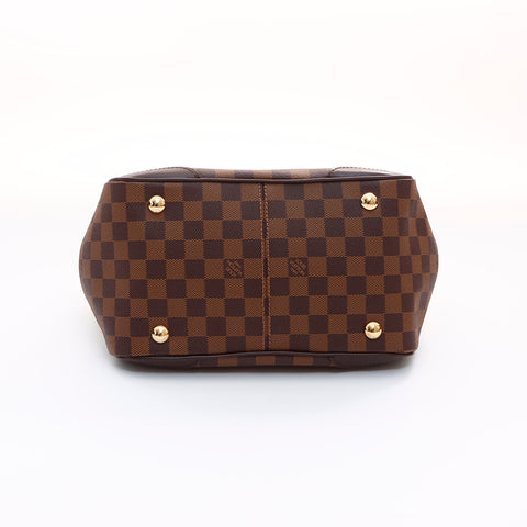 ルイ・ヴィトン LOUIS VUITTON ダミエ ヴェローナ PM ハンドバッグ ブラウン WS7397